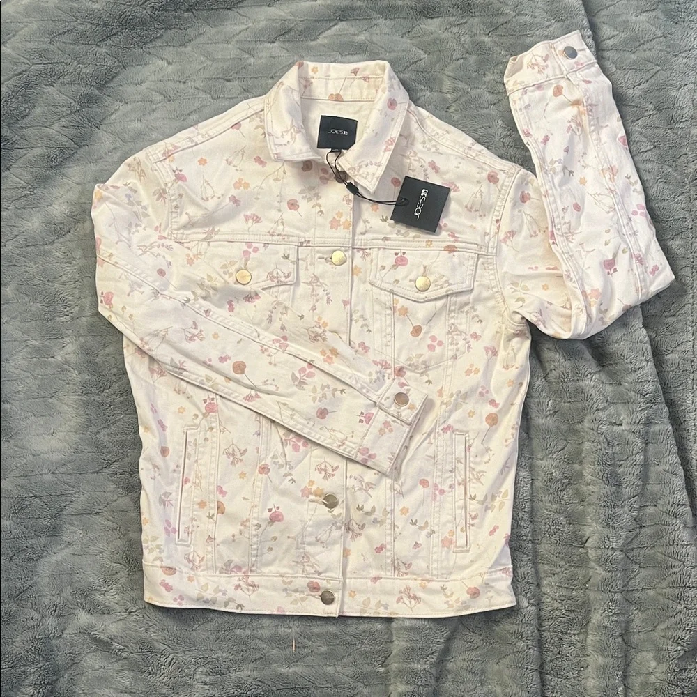 Joe's The Boyfriend Floral Denim Jacket - Picture 1 of 14
